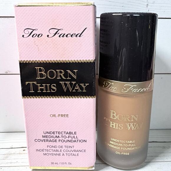 Too Faced Born This Way Foundation, 1 fl oz/ 30ml Caramel NIB - Picture 1 of 8